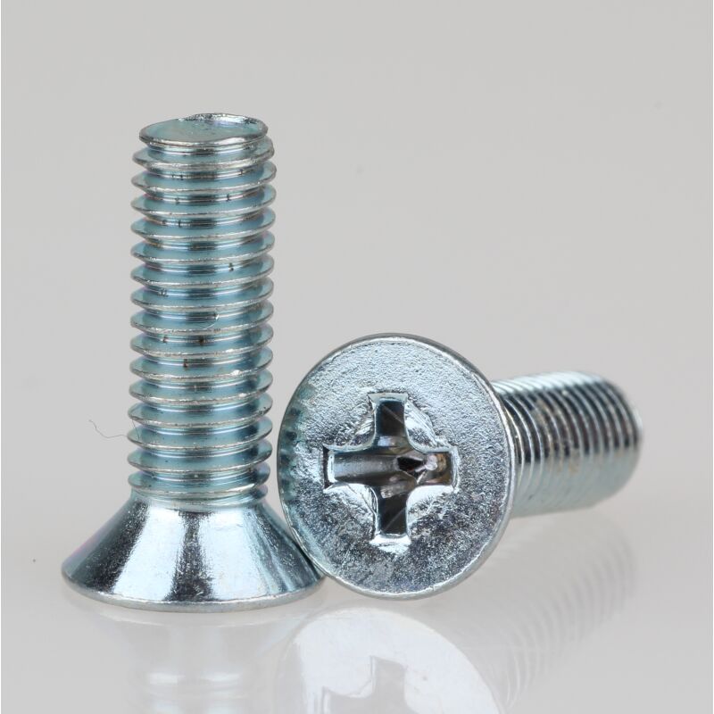 10 Viti Testa Tonda Conica Philips M6 X 10 Mm In Acciaio Inox A2 - DIN 7985 - Foto 6