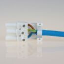 Schnellmontage Steckverbinder für Leuchtenverdrahtung Steckerteil 230V/16A weiß