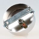 1-Loch Lampen-Baldachin 80x25 Metall verchromt mit...