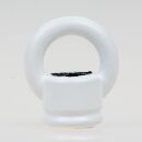 Ringnippel Metall weiß 22x27mm M10x1...