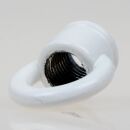 Ringnippel Metall weiß 22x27mm M10x1...