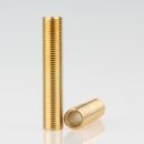 M10x1 Gewinderohr 50mm lang Messing roh für Lampen...