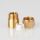 Zugentlastung mit M10x1 Innengewinde für Kabel 12x20mm 3-teilig Metall Messing roh