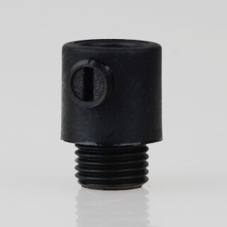 Zugentlastung mit M10x1 Außengewinde für Kabel 13x19mm Kunststoff schwarz