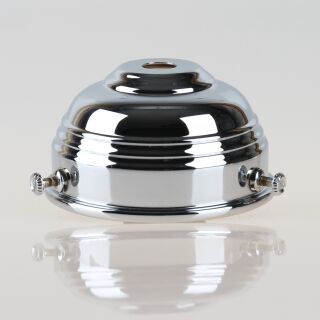 Lampenschirm Glashalter 70x39mm verchromt für E14 und E27 Fassung