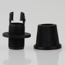 Zugentlastung mit M10x1 Außengewinde für Kabel 16x22mm Kunststoff schwarz mit Quetschverbindung
