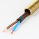 Textilkabel braun 2-adrig 2×0,75 mm²...