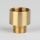 M10x1 AG auf M13x1 IG Reduzier-Nippel Kopfstück Gewinde-Adapter 15x16mm Messing roh
