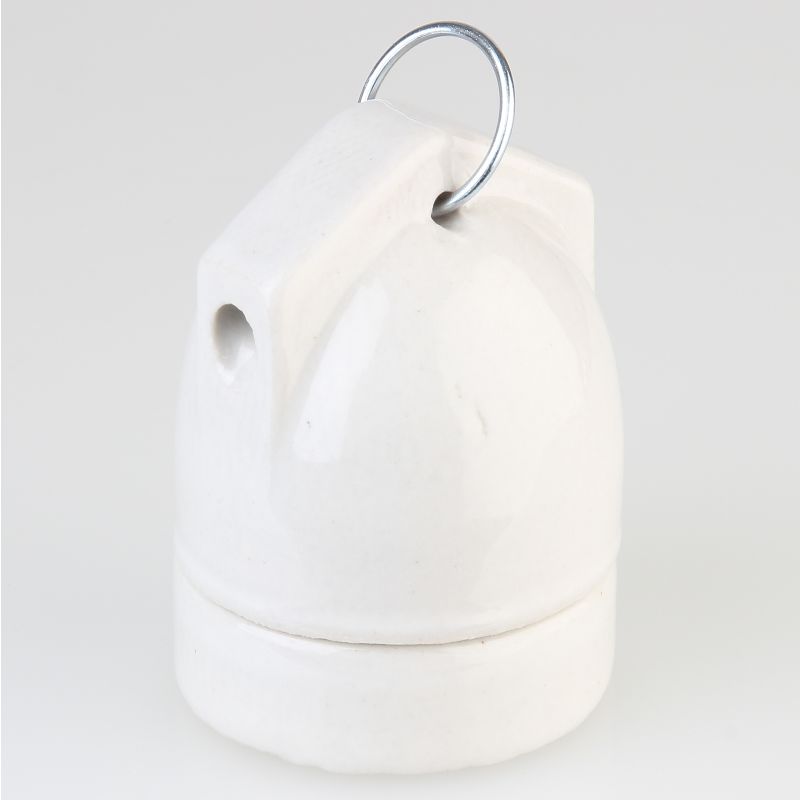 Porzellan Glühbirne Lampenfassung E27 Keramik ohne Halterung temperaturbeständig 