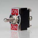 Einbau-Kippschalter mit Metallhebel 2xEIN/AUS/EIN 6A/250V...