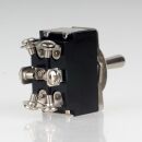 Einbau-Kippschalter mit Metallhebel 2xEIN/AUS/EIN 6A/250V...