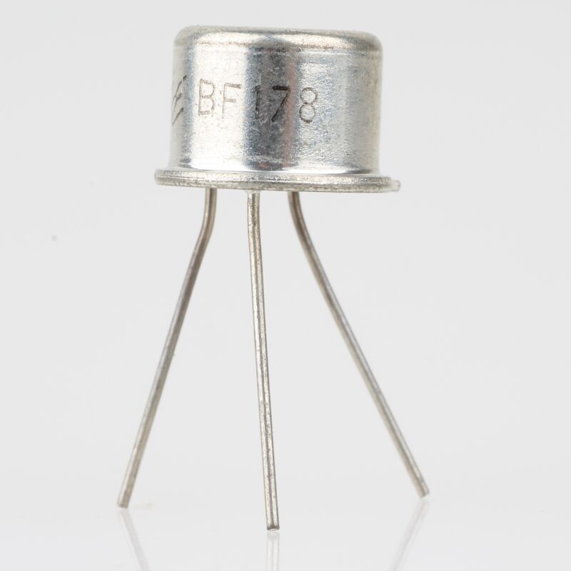 Lot De 5 Transistors BF178 NPN Central Semiconductor - Vce 50V, Ic 500mA, Boîtier TO-92, Neuf