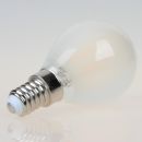 Sigor E14 LED Filament Tropfenlampe matt 4,5W = (40W)...