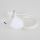 E27 Lampen Leuchtenpendel Kunststoff weiß 150cm lang mit Baldachin