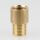 M10x1 AG auf M10x1 IG Reduzier-Nippel Kopfstück Gewinde-Adapter 12x18mm Messing roh