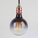Danlamp E27 Vintage Deko LED Mega Edison Grey Lampe 125mm...