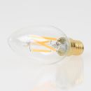 Danlamp E14 Vintage Deko LED Kerzenform klar Lampe 35mm 240V/4W