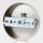 1-Loch Lampen-Baldachin Metall 100x25mm Nickel matt mit Zugentlaster für 1 Lampenpendel
