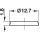 Häfele Anschlagpuffer transparent DB122 rund 12,7x1,8mm zum Kleben