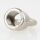 Ringnippel Metall Edelstahl-Optik 18x22mm M10x1 Innengewinde für Lampen und Leuchtenbau