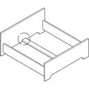 Häfele Möbel Bettverbinder für Bettkonstruktionen mit Mittelbalken