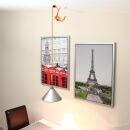 Lampen Distanz-Aufhänger Affenschaukel 18x23mm Kunststoff transparent