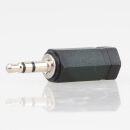 Audio-Adapter Klinkenstecker 3.5mm Stereo auf 1 x 2.5mm Kupplung