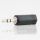 Audio-Adapter Klinkenstecker 3.5mm Stereo auf 1 x 2.5mm Kupplung