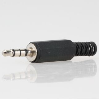 Klinkenstecker 3.5mm Stereo 4-polig Kunststoff