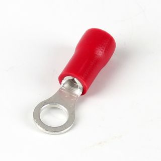 Ringkabelschuh rot isoliert 0,5-1,5 mm² M3