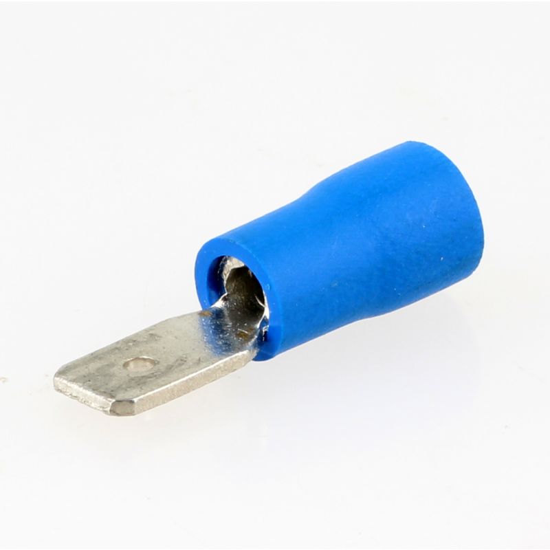 Kabelschuh Flachstecker 4.8mm halbisoliert blau 1.5-2.5mm² kaufen