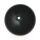Lampen-Baldachin 73x68mm Kunststoff schwarz rund