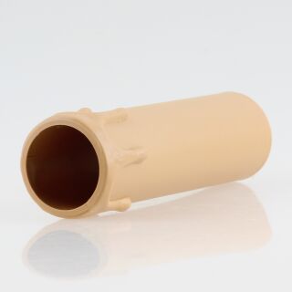 E14 Kerzenhülse Antik 100mm mit Tropfen für Kronleuchter