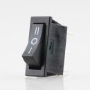 Einbau-Wippschalter schwarz 1-polig EIN/AUS/EIN 30x11mm...
