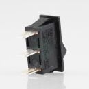 Einbau-Wippschalter schwarz 1-polig EIN/AUS/EIN 30x11mm...