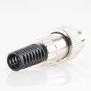 Audio DIN Stecker Metall 5-polig mit Knickschutz