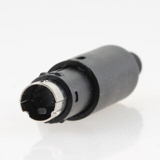 Mini DIN-Stecker 4-polig mit Knickschutz